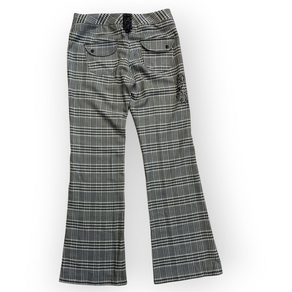 Boston Proper Plaid Pants Black and White Size 4 - Picture 2 of 13